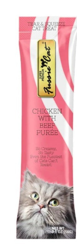 Fussie Cat Chicken with Beef Puree 0.5oz