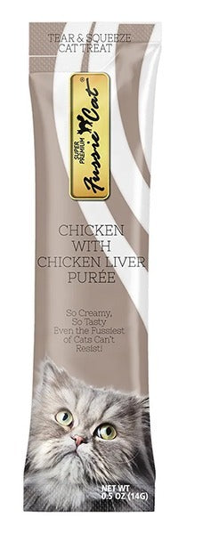 Fussie Cat Chicken w/Chicken Liver Puree 0.5oz