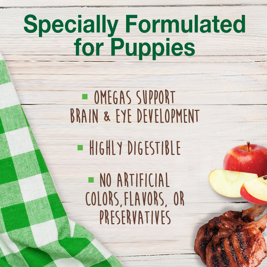Nylabone Healthy Edibles All-Natural Long Lasting Puppy Chew Treats Lamb & Apple