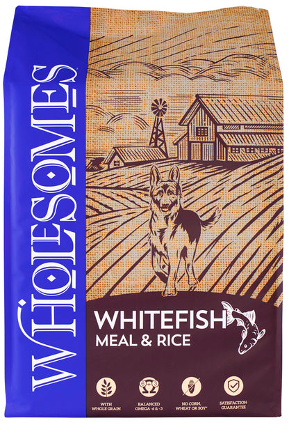Wholesomes Dry Dog Food Fish Meal & Rice