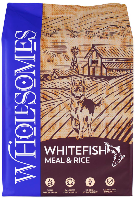 Wholesomes Dry Dog Food Fish Meal & Rice