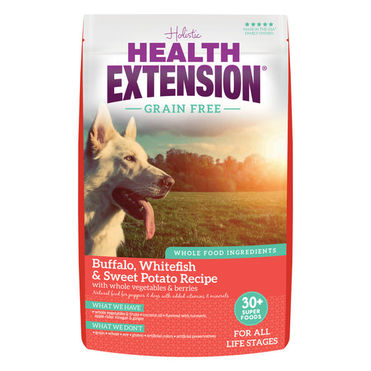 Health Extension Grain Free Little Bites Dry Dog Food Buffalo & Whitefish 3.5 lb
