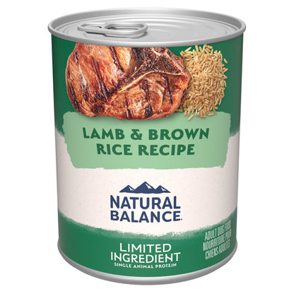 Natural Balance Pet Foods Limited Ingredient Canned Dog Food