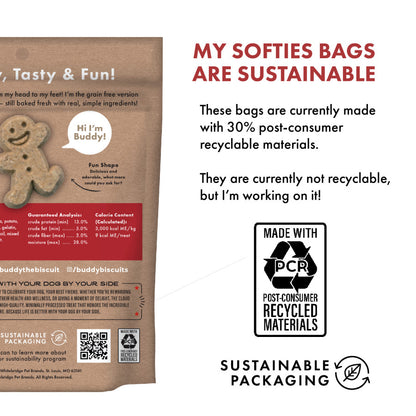 Buddy Biscuits Softies Soft & Chewy Grain Free Dog Treat