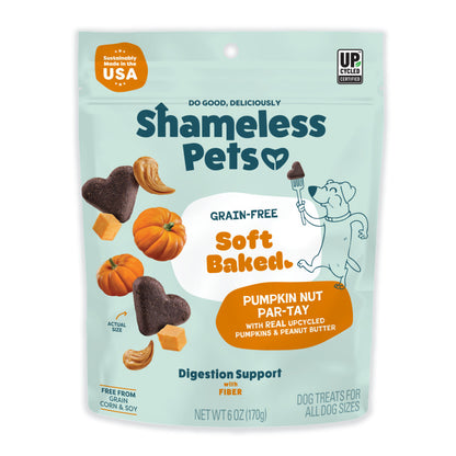 Shameless Pets Pumpkin Nut Partay Soft Baked Dog Treats