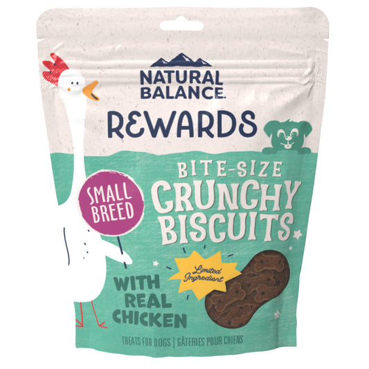 Natural Balance Pet Foods Rewards Crunchy Biscuits Dog Treats 14 Ounces