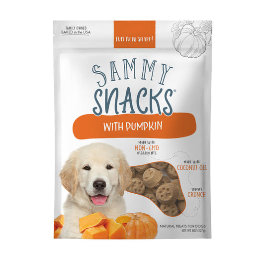 Health Extension Ancestry Sammy Snacks w/ Pumpkin Dog Treats Pumpkin