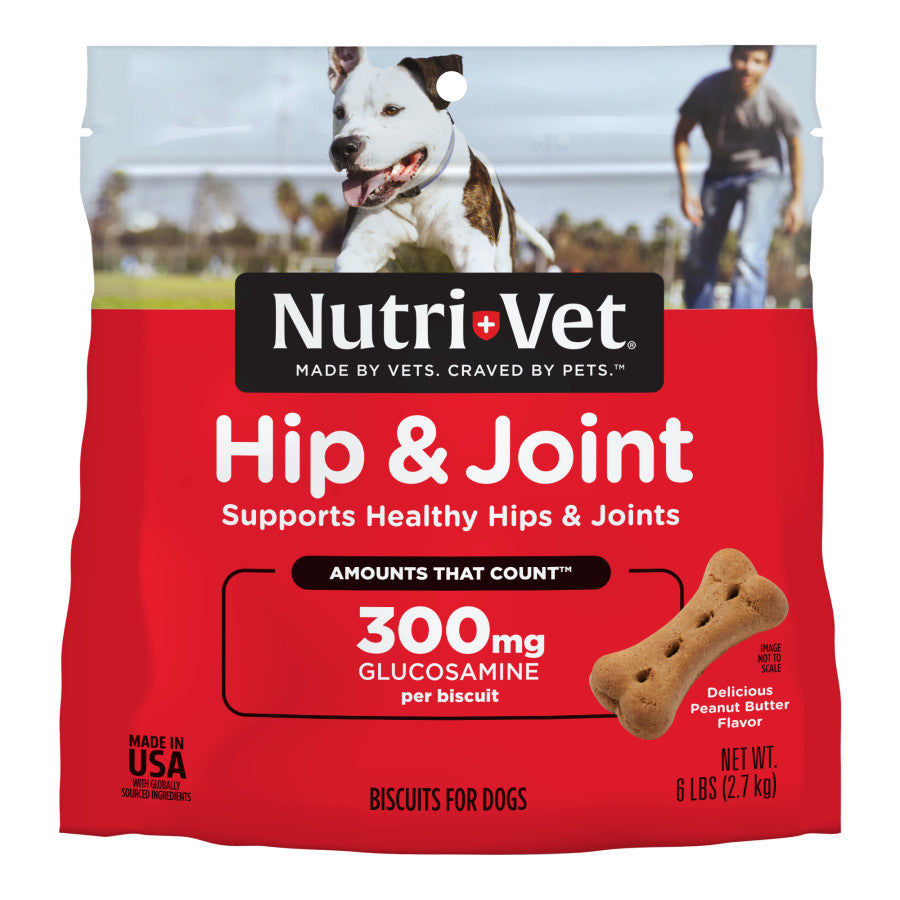 Nutri-Vet Hip & Joint Dog Biscuits Peanut Butter