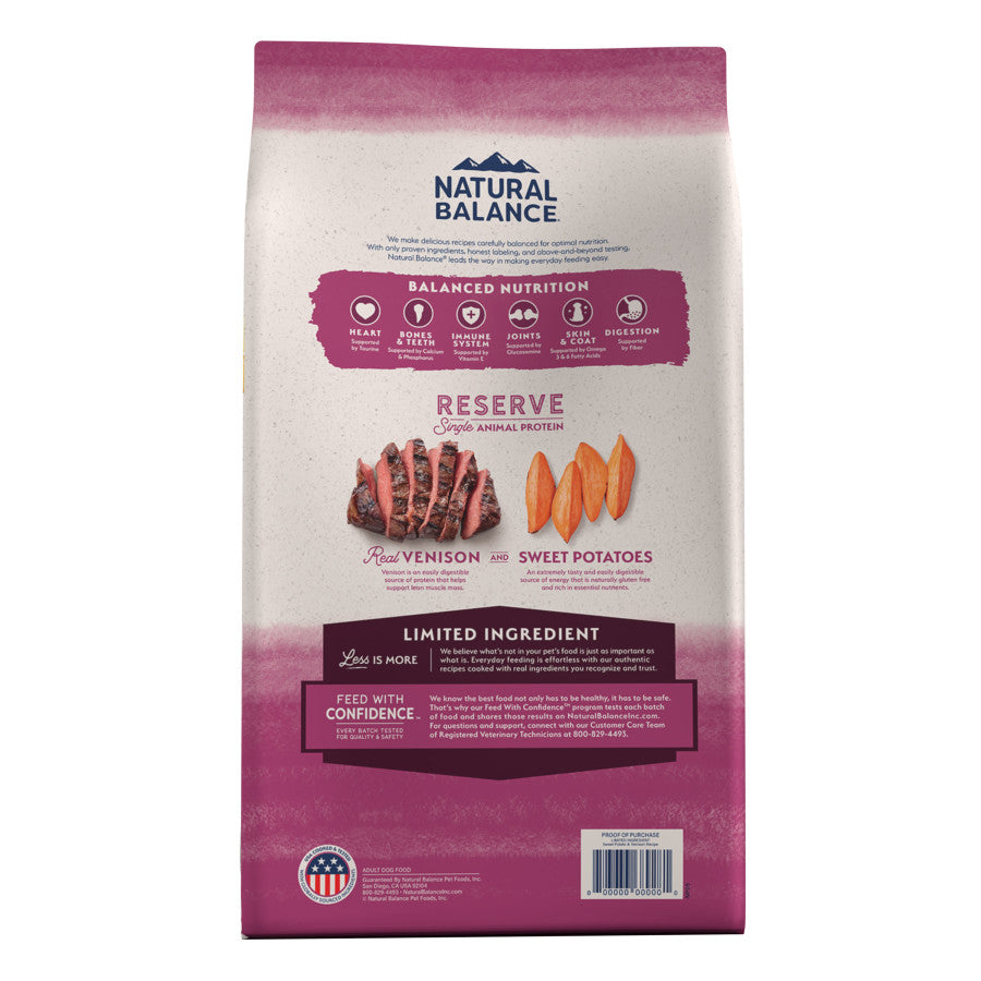 Natural Balance Pet Foods Limited Ingredient Reserve Grain Free