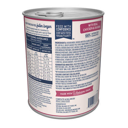 Natural Balance Pet Foods Original Ultra Fat Dogs Canned Dog Food