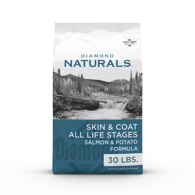 Diamond Naturals Skin & Coat Salmon & Potato Formula Dry Dog Food 30lb