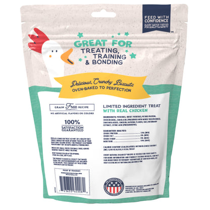Natural Balance Pet Foods Rewards Bite-Size Crunchy Biscuits Small Breed Dog Treats 8 Ounces