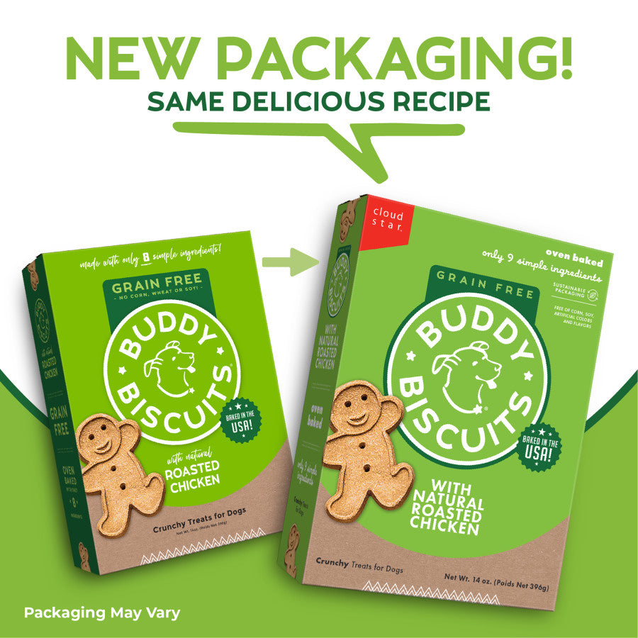 Buddy Biscuits Crunchy Grain Free Dog Treat