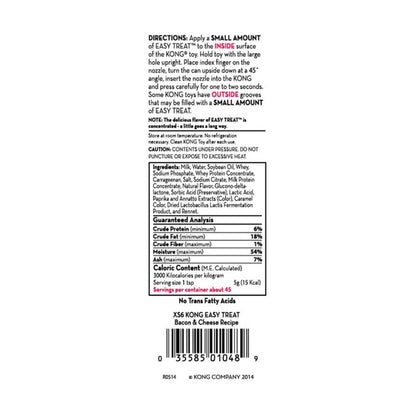 KONG Easy Treat Paste Dog Treat Bacon & Cheese