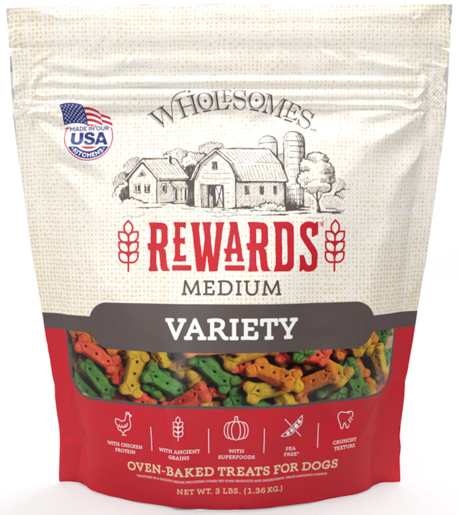 Wholesomes Rewards Biscuit Dog Treats Variety Variety