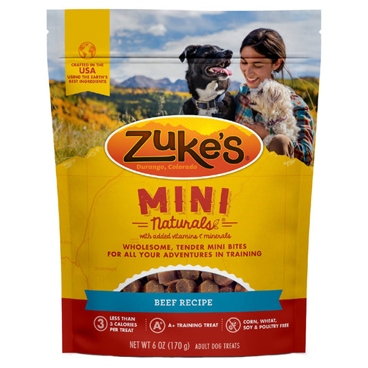Zuke’s Mini Naturals Beef Recipe Dog Treats